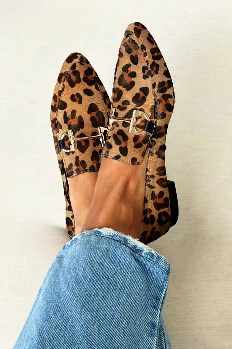 Gia - Elegante Leopardi Mokkasinit