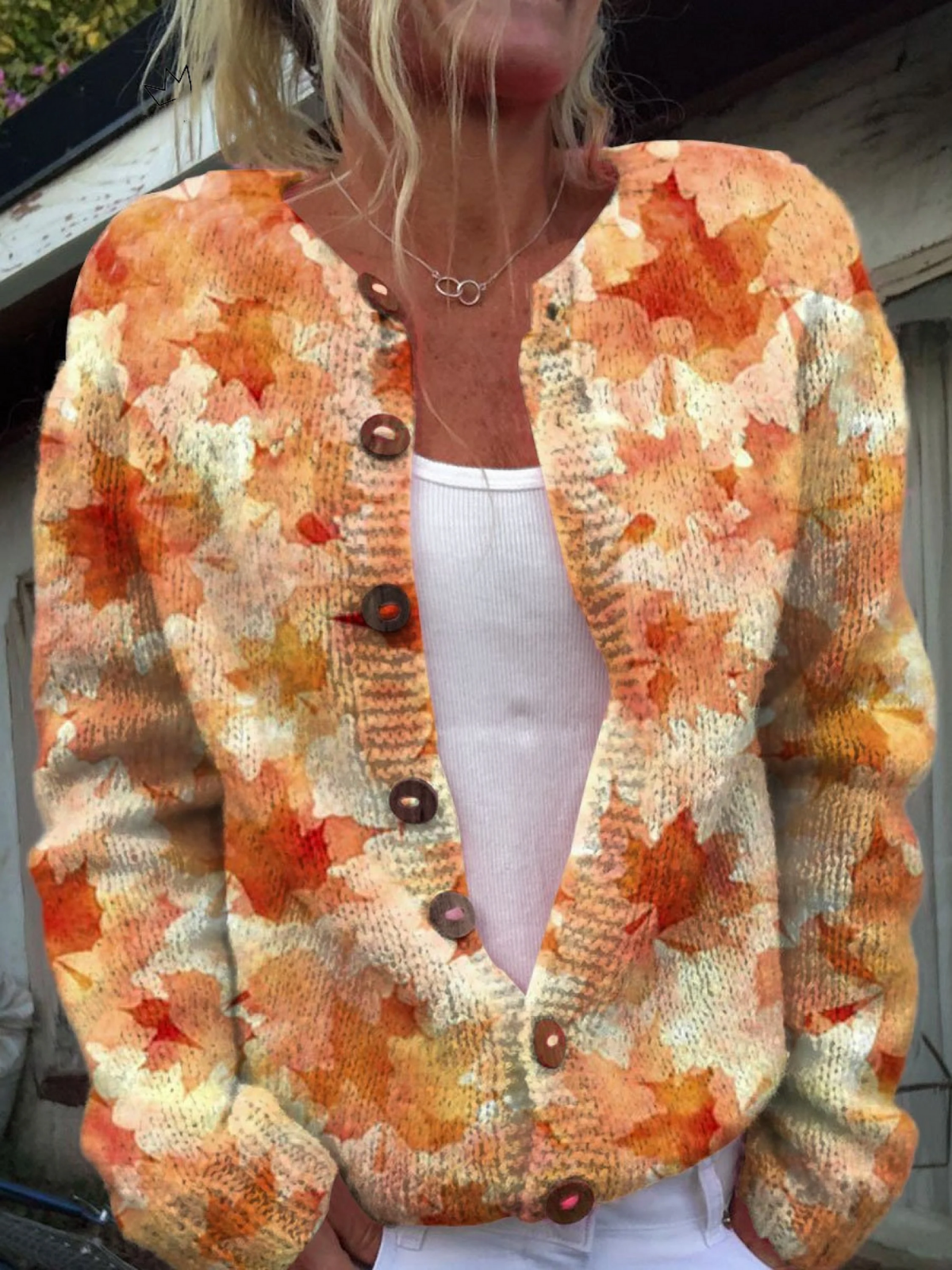 Vintage Neulecardigan Naisille