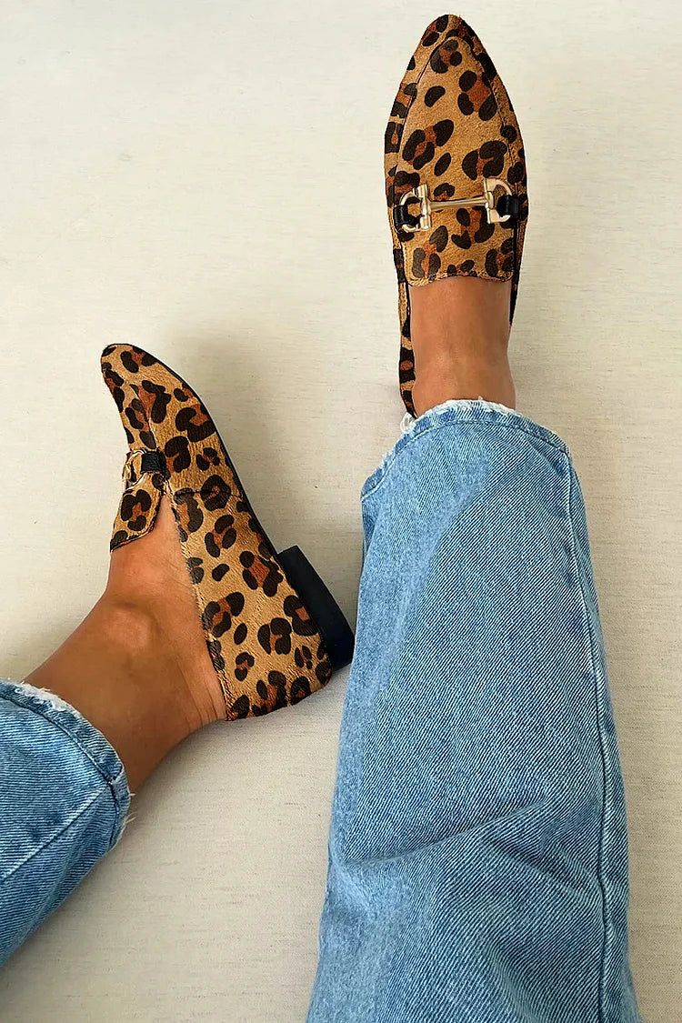 Gia - Elegante Leopardi Mokkasinit