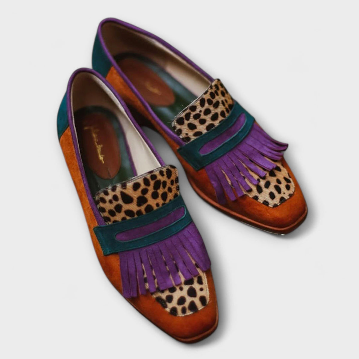 Fallon™ | Leopardi Mokassiini Ruskea