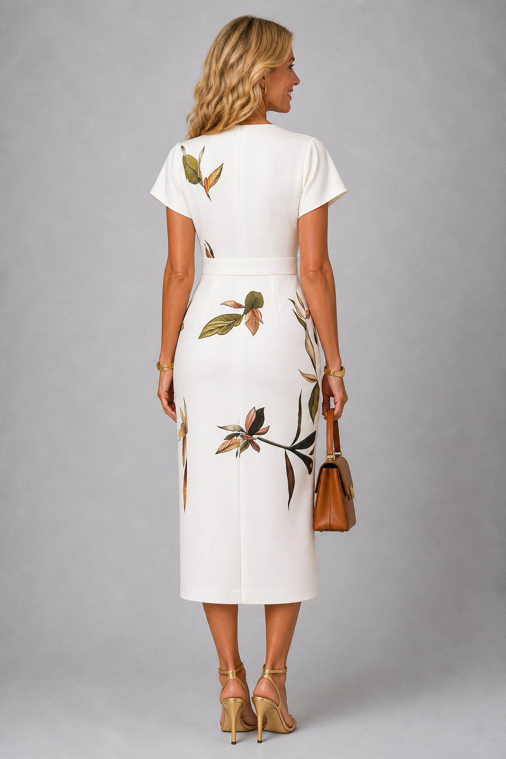 Ivorivalkoinen Bloom Mekko