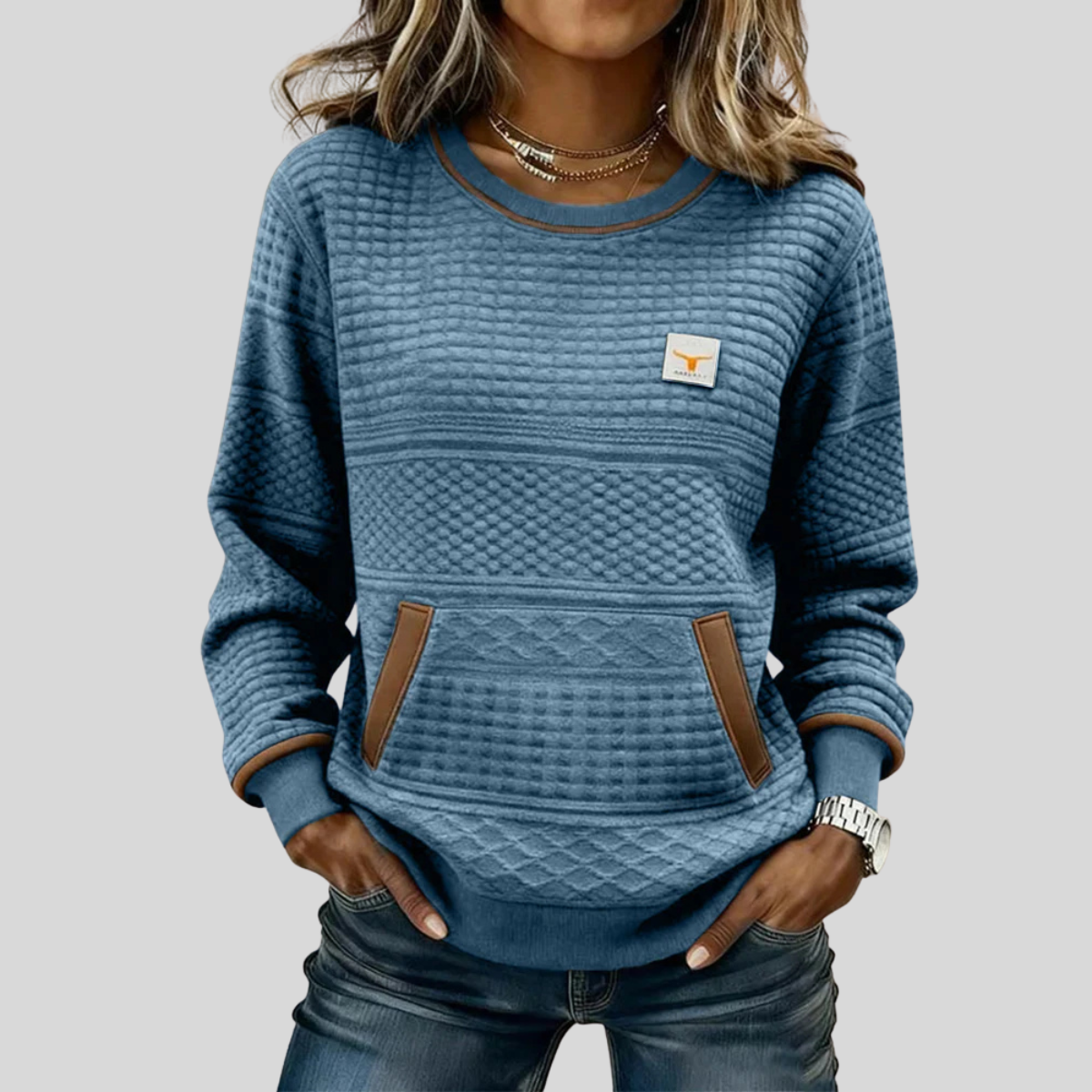Roelie | Pehmeä Colorblock Paita