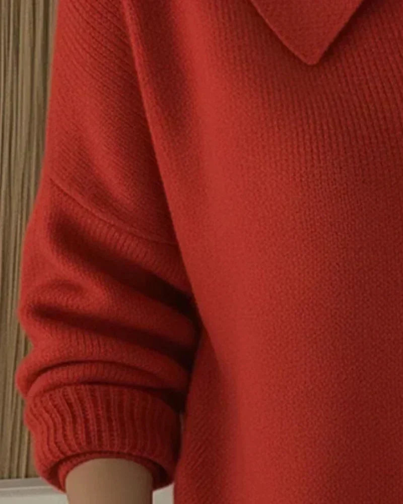 Mathilde | Napillinen Pehmeä Kauluksellinen Cardigan