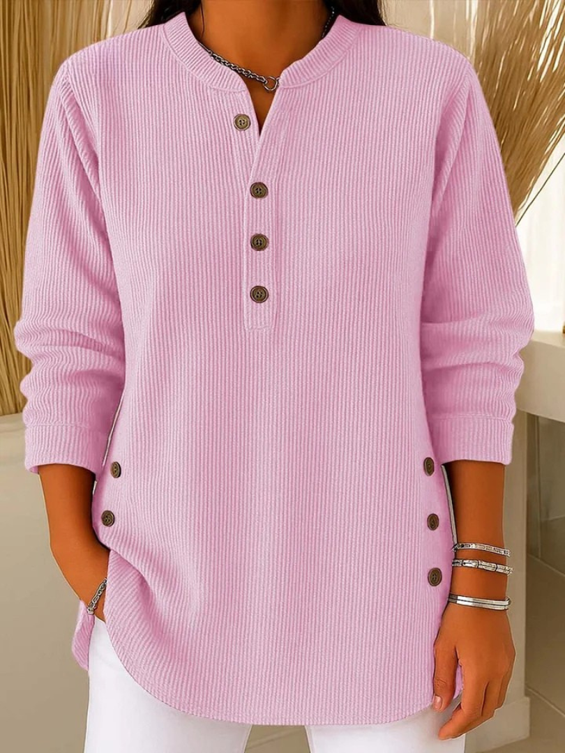 Sylvie | Henley Tunikka Côtelée