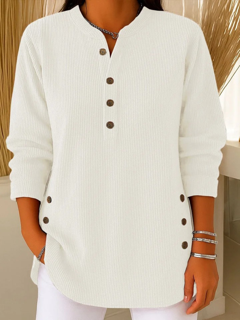 Sylvie | Henley Tunikka Côtelée