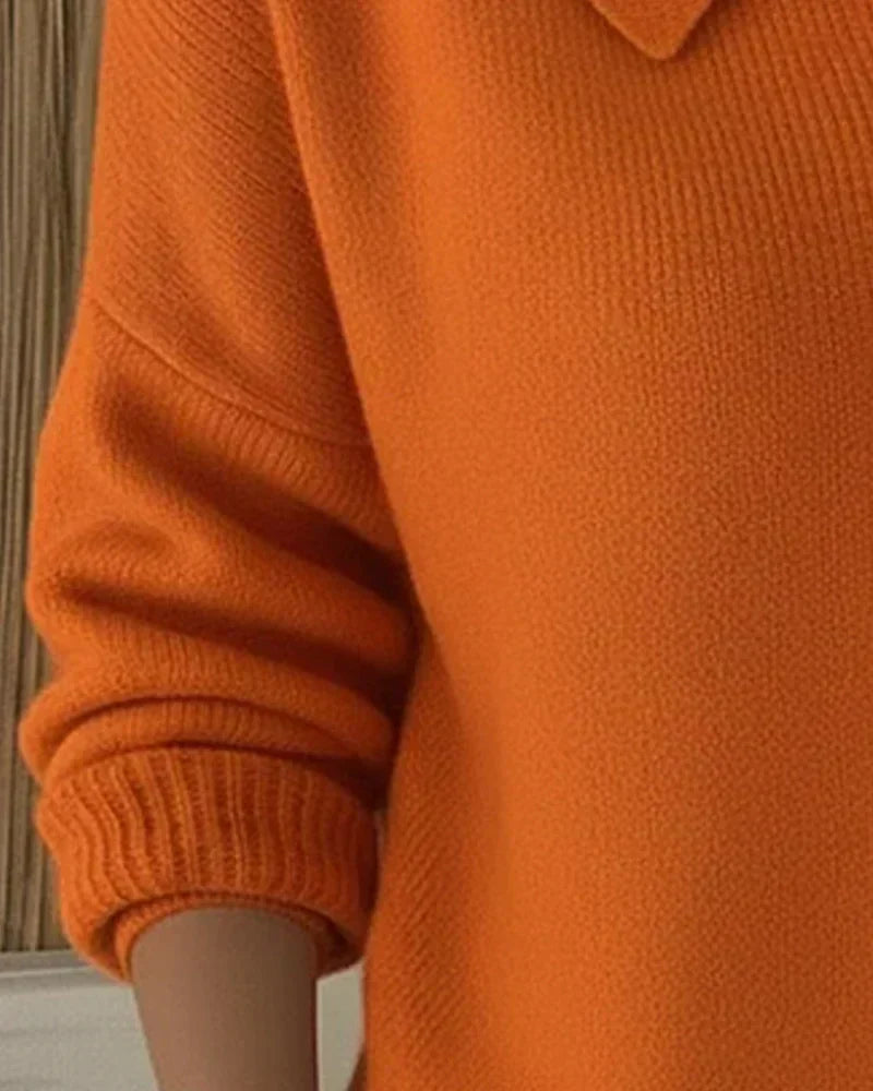 Mathilde | Napillinen Pehmeä Kauluksellinen Cardigan