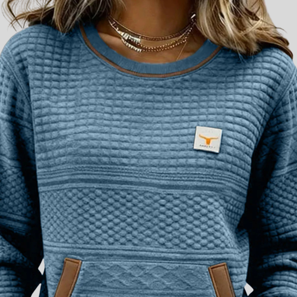 Roelie | Pehmeä Colorblock Paita