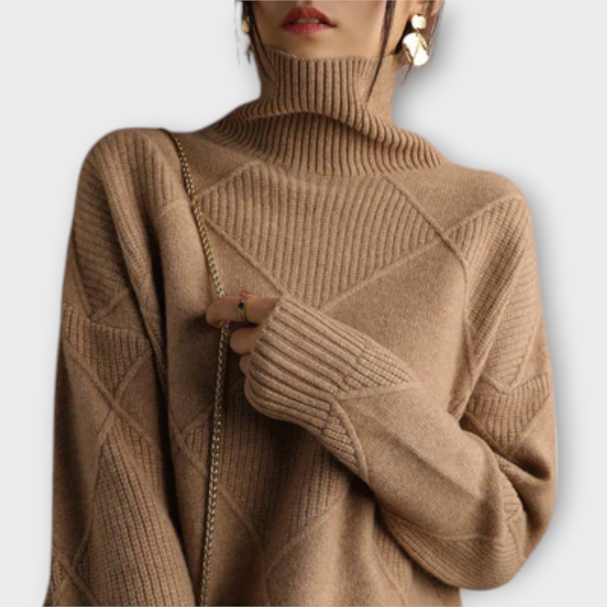 Melanie - Mukava turtleneck-neule