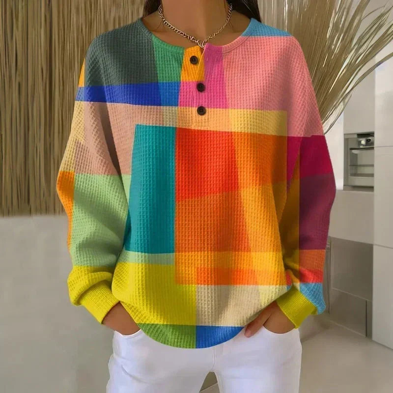 Juliette | Gauffré Colorblock Neule