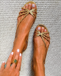Camille™ | Kultaiset Sandalit, Kesäinen Eleganssi