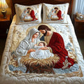 Pehmustettu Vuodevaatesetti 3 Osaa – Joulupukin Taikaa