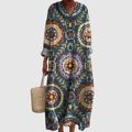 Ava | Geometrinen Midi Mekko