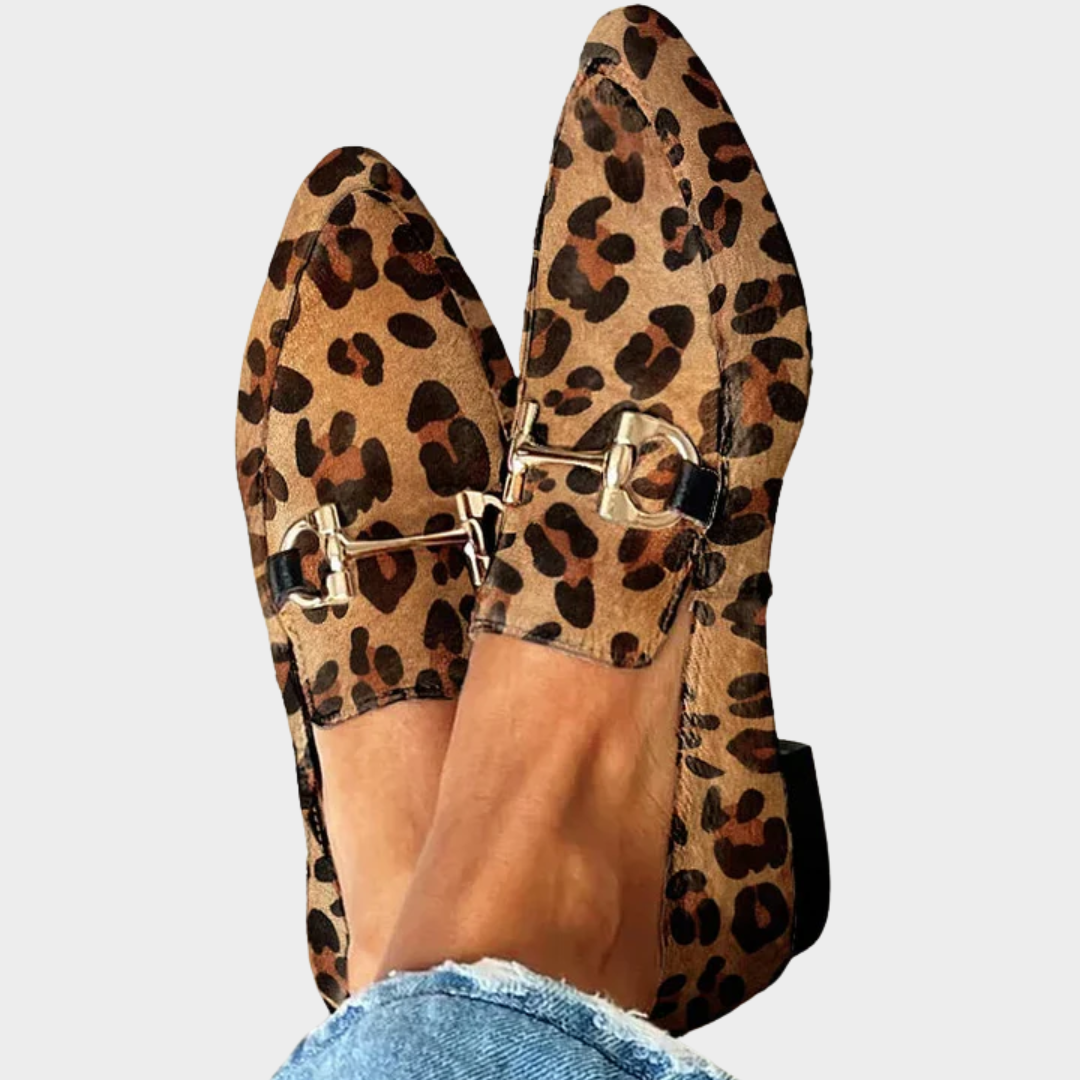 Gia - Elegante Leopardi Mokkasinit