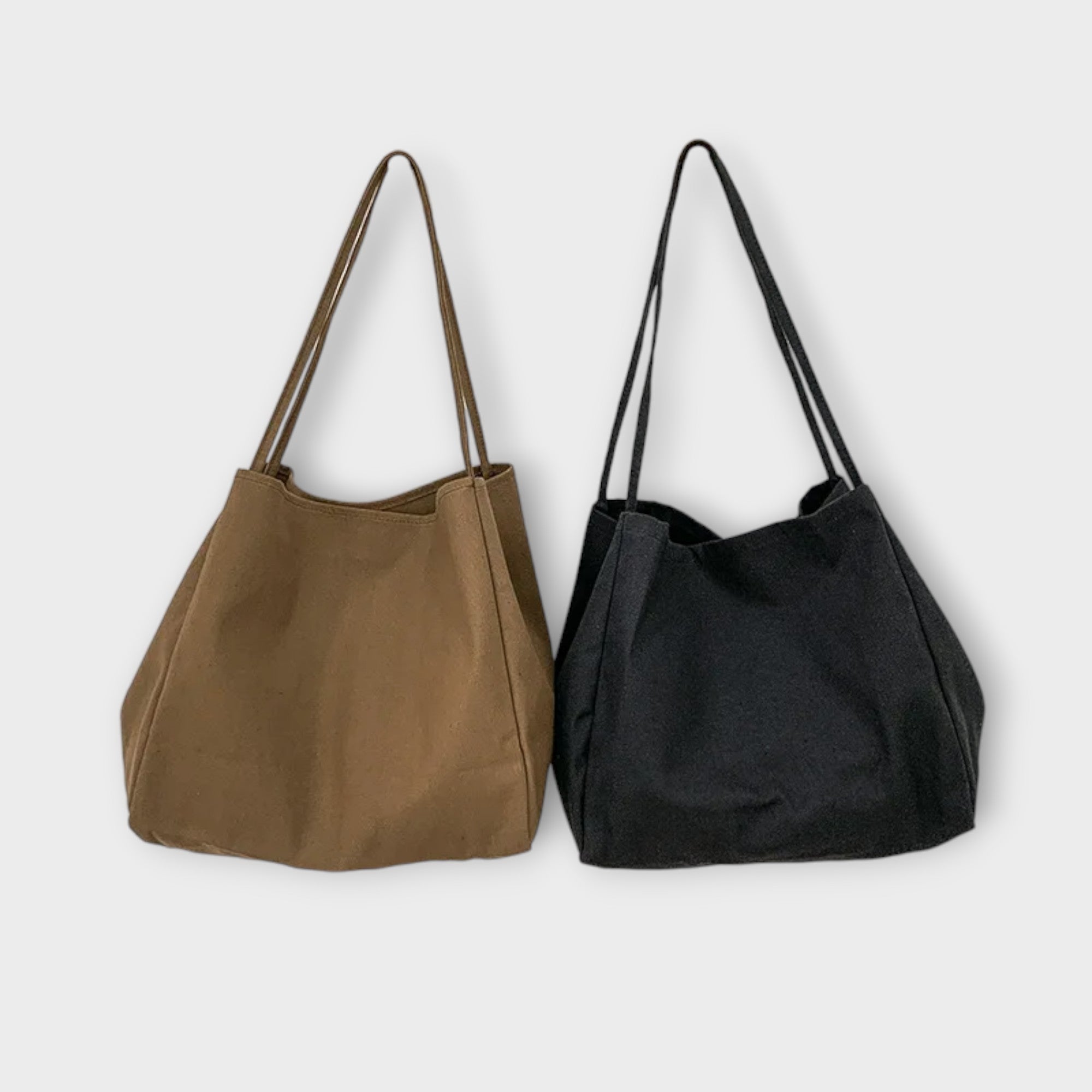 Premium Iso Canvas-Shoppailutasku
