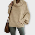 Ulrike - Tyylikäs turtleneck-naisten villapaita