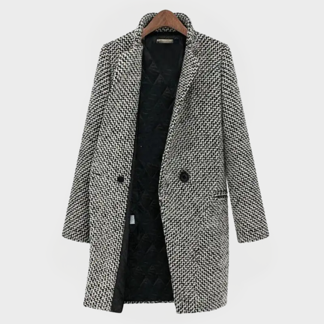 CHELSEA™ | PITKÄ RUUDULLINEN TAKKI