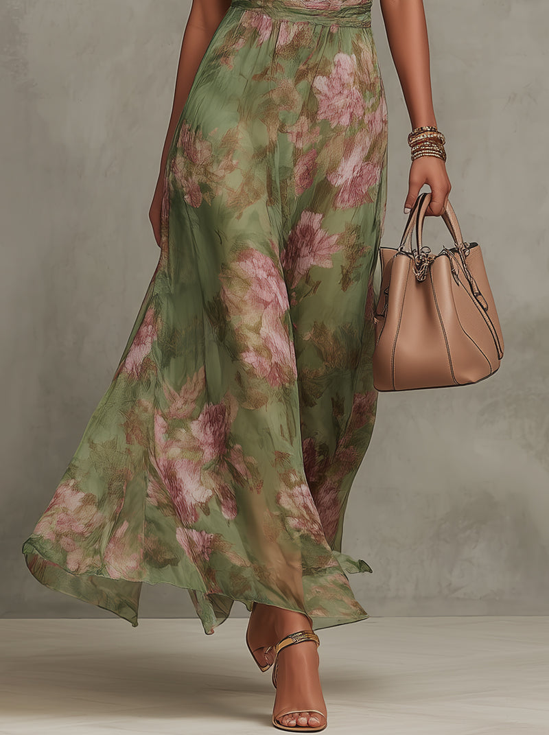 Sofia | Elegantti kesämekko kukkakuviolla