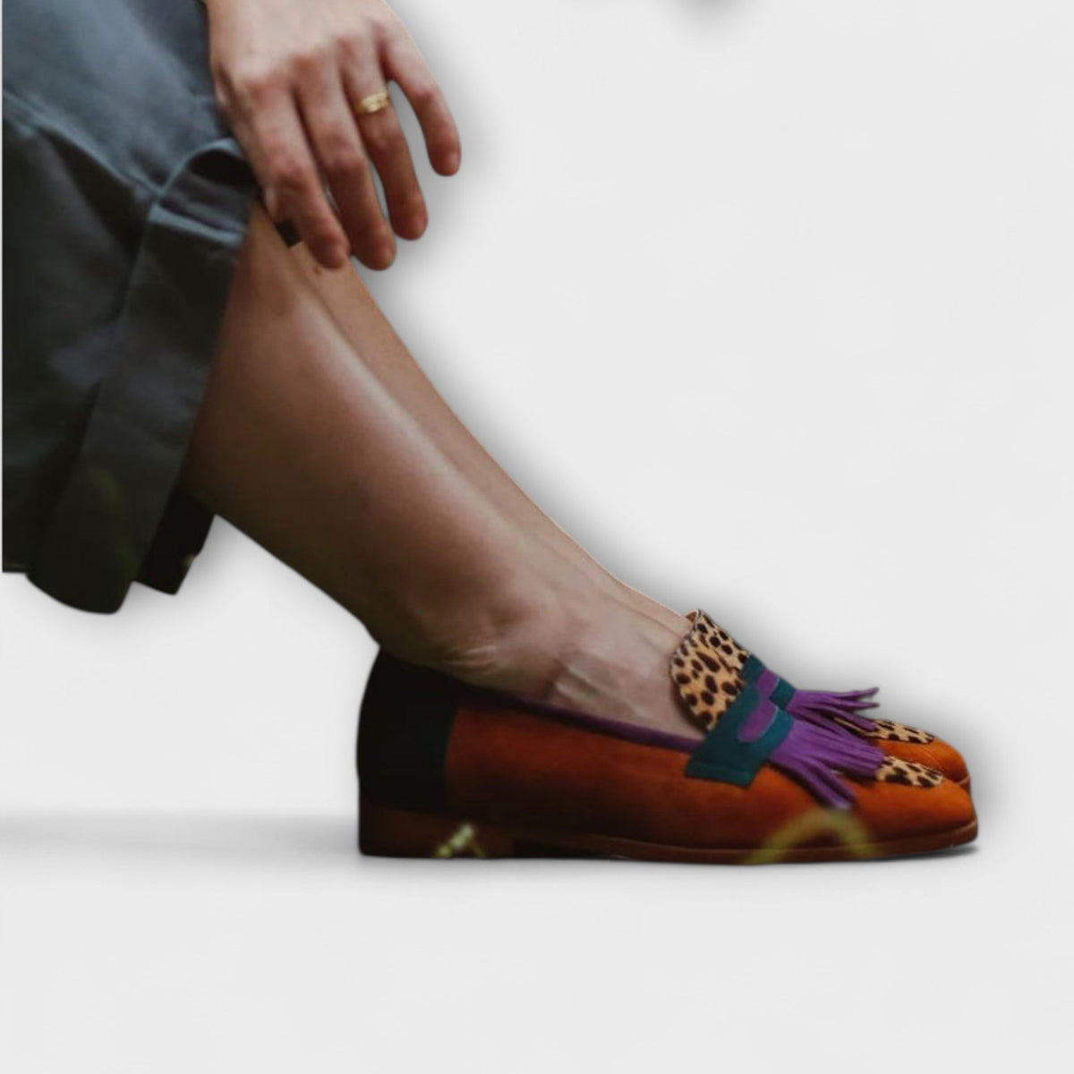 Fallon™ | Leopardi Mokassiini Ruskea
