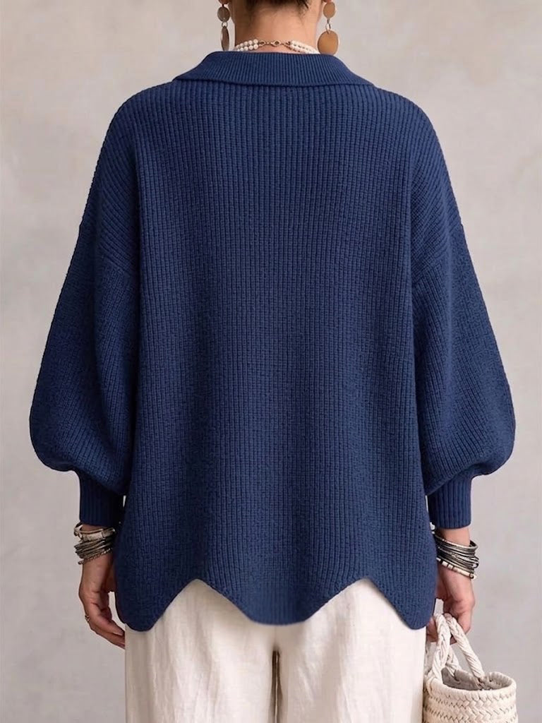Isadora | Ylipitkä Cardigan, jossa on Suuret Metallipainikkeet