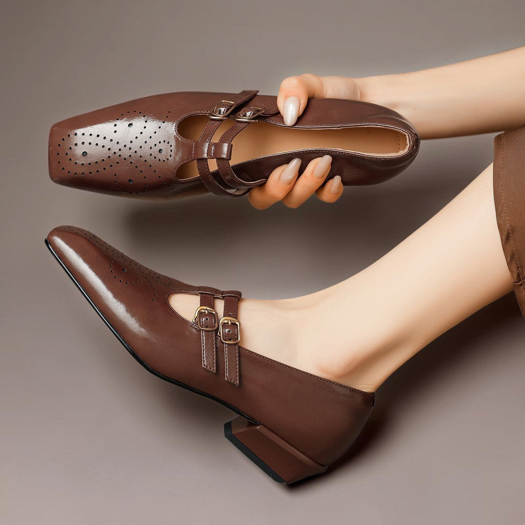 Pauline | Babies Cuir Double Bride
